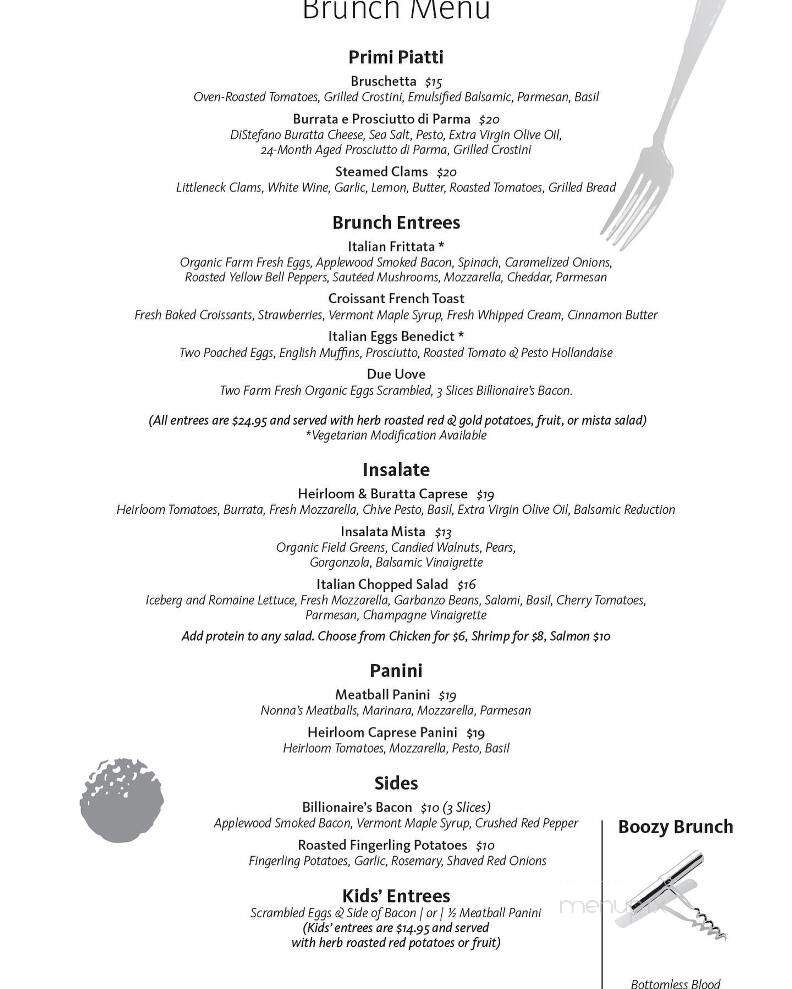 Mangia Mi - Danville, CA menu_pic