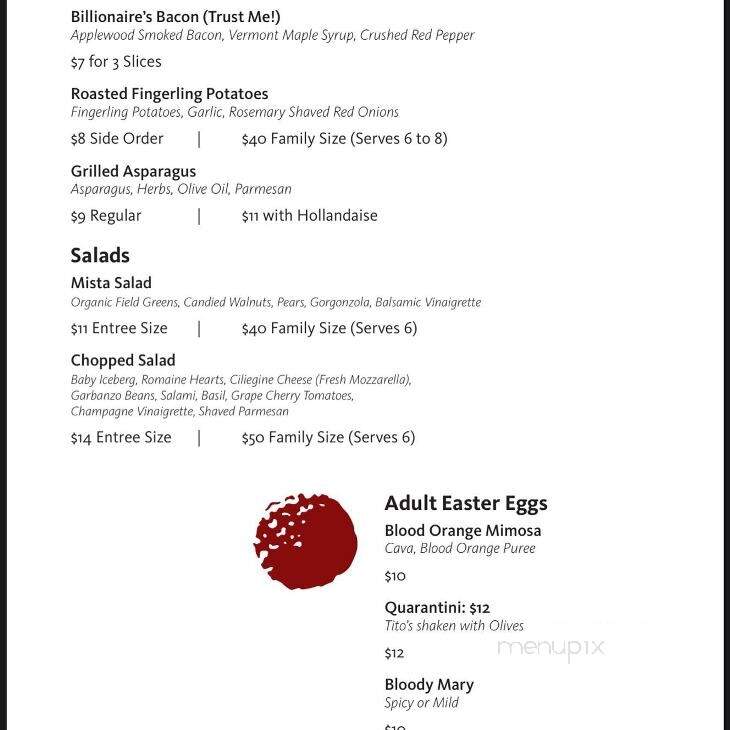 Mangia Mi - Danville, CA menu_pic