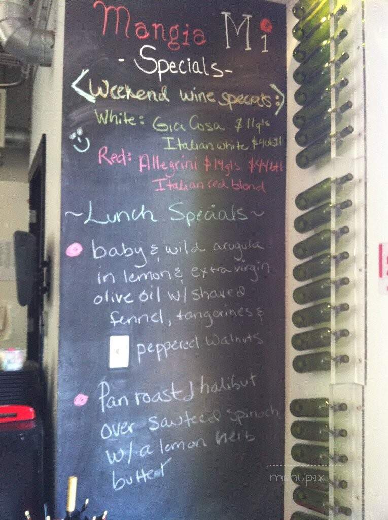 Mangia Mi - Danville, CA menu_pic