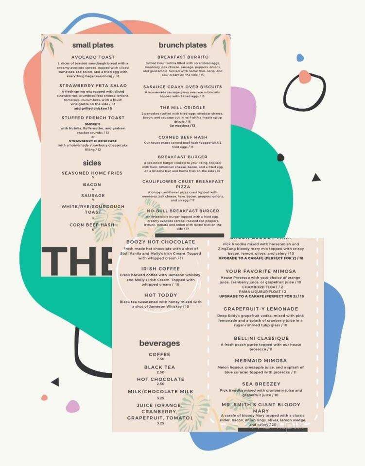 The Mill on Round Lake - Clifton Park, NY menu_pic