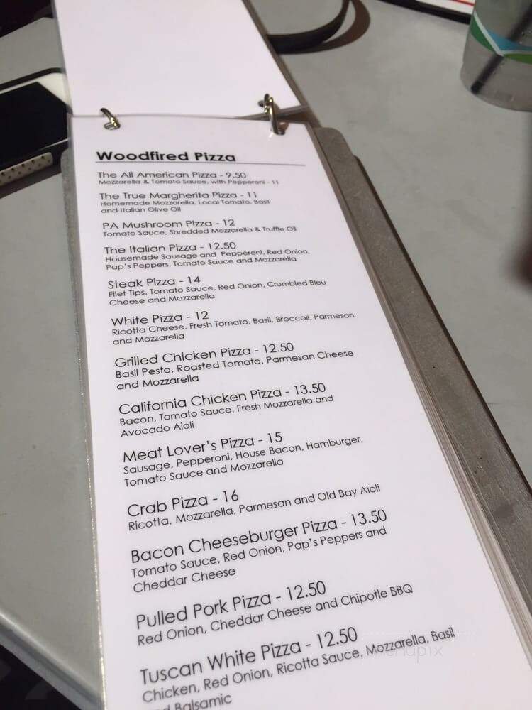 John Wright Restaurant - Wrightsville, PA menu_pic