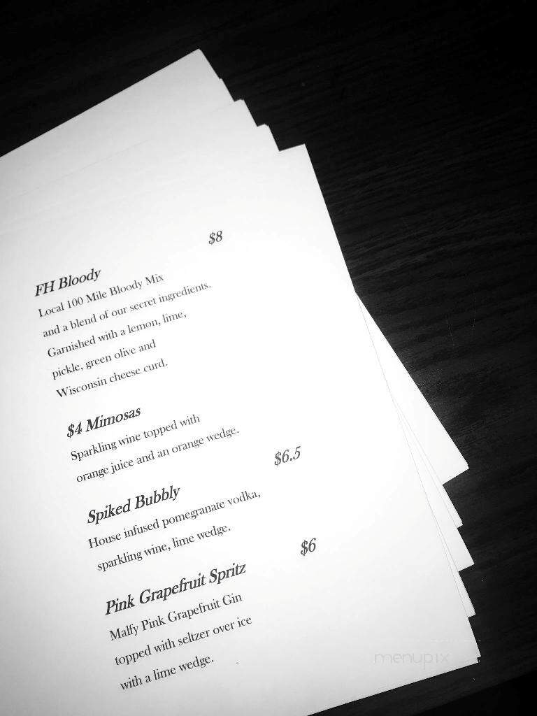 The Free House Pub - Middleton, WI menu_pic
