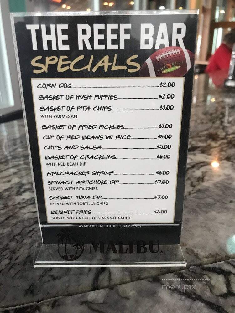 Reef Biloxi - Biloxi, MS menu_pic