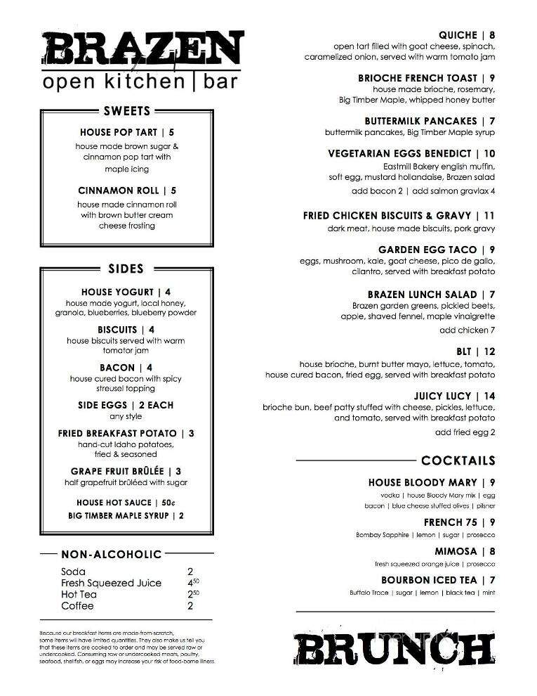 Brazen Open Kitchen - Dubuque, IA