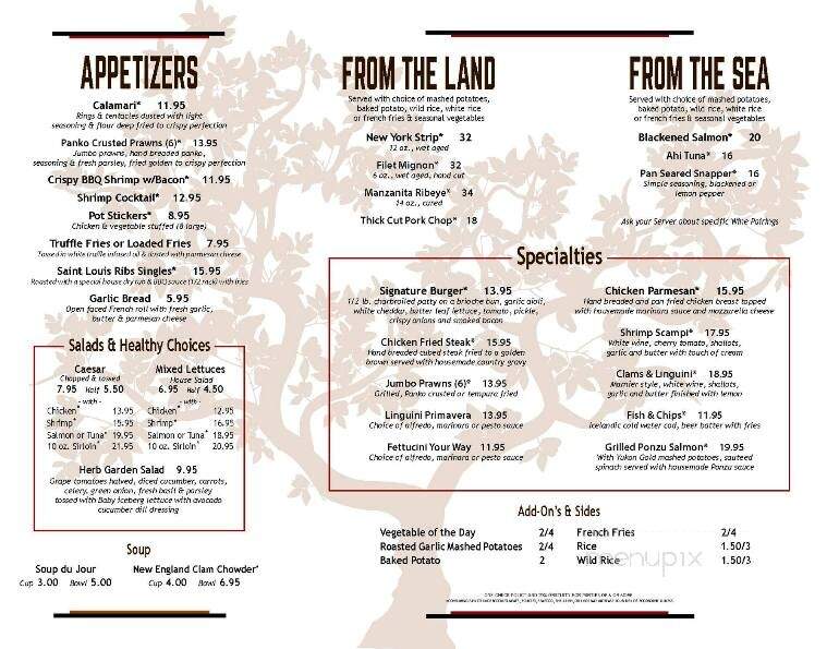 Twin Pine Casino - Middletown, CA menu_pic