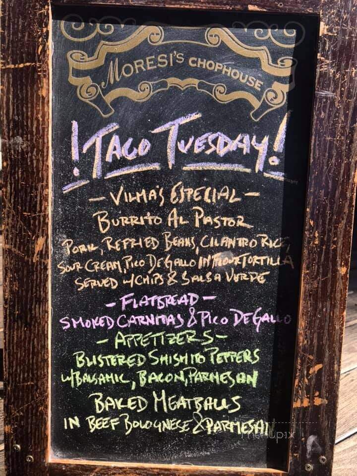 Moresi's Chophouse - Clayton, CA menu_pic