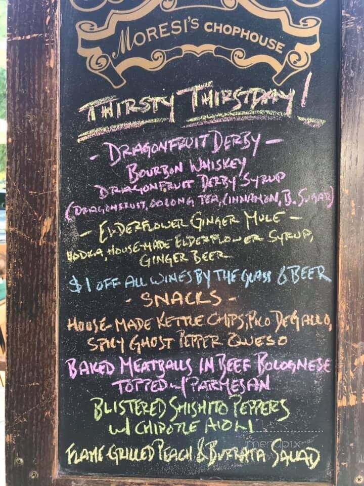 Moresi's Chophouse - Clayton, CA menu_pic