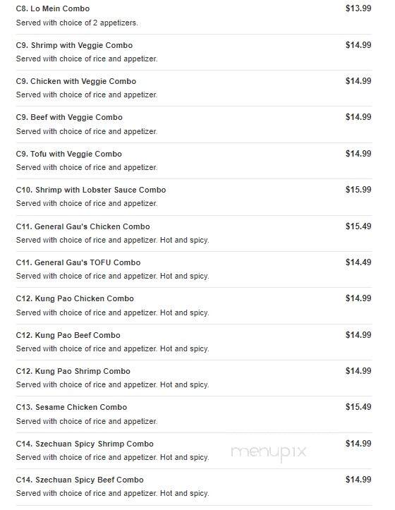 Lucky Dragon - Quincy, MA menu_pic