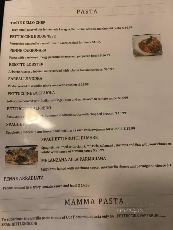 La Famiglia Italian Restaurant - Destin, FL menu_pic