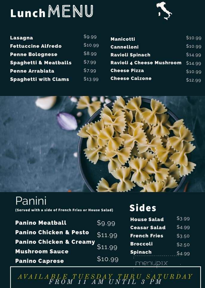 La Famiglia Italian Restaurant - Destin, FL menu_pic
