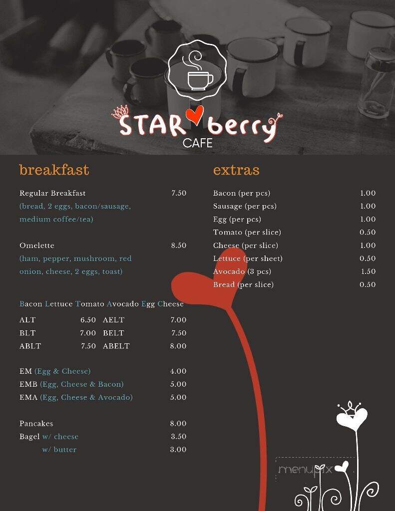 Starberry - Guelph, ON menu_pic