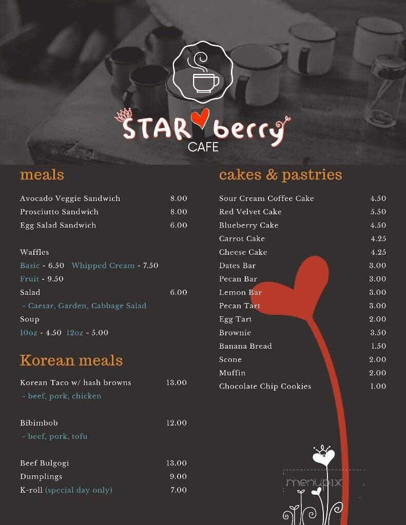 Starberry - Guelph, ON menu_pic