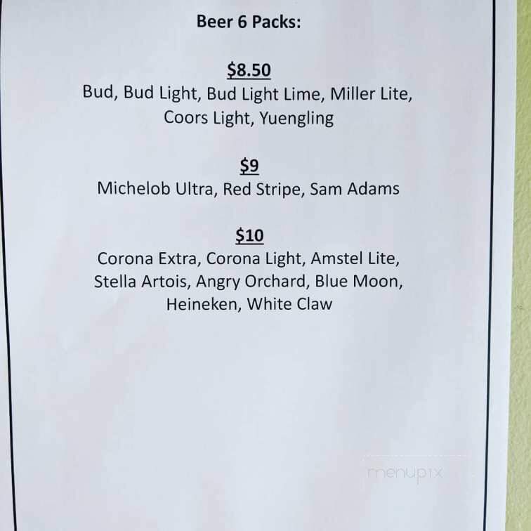 Pirates Cove Restaurant - Galesville, MD menu_pic