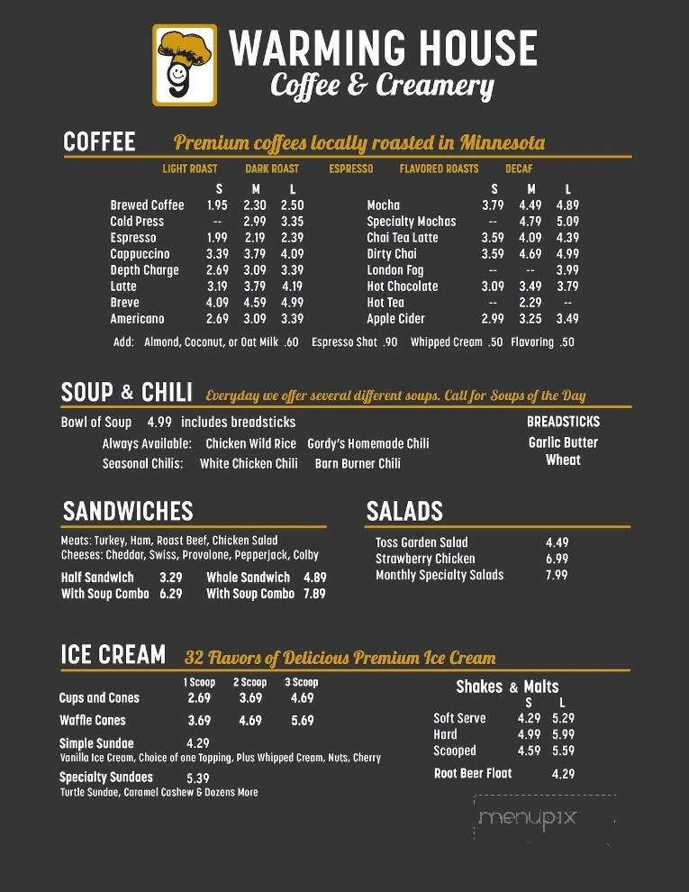 Gordy's Hi Hat Drive-Inn - Cloquet, MN menu_pic