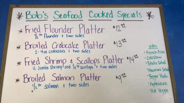 Bob's Seafood Market - Northfield, NJ menu_pic