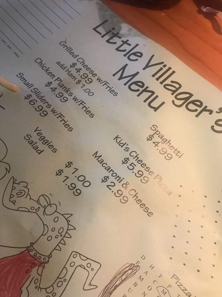 East Village Grille - Asheville, NC menu_pic
