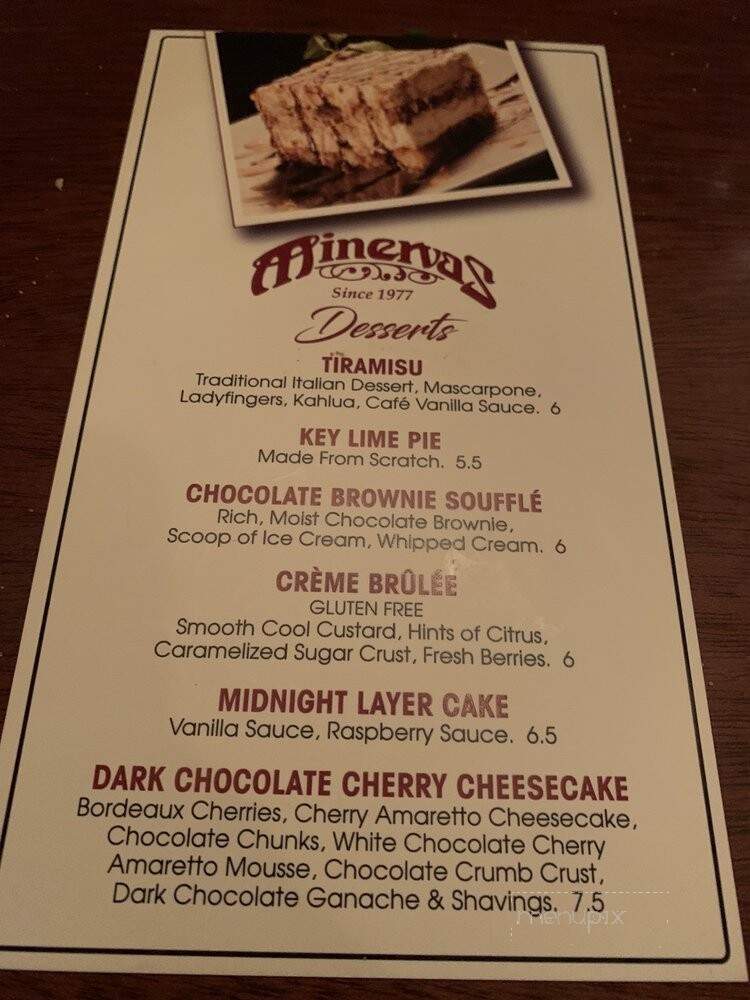 Minerva's - Sioux Falls, SD menu_pic