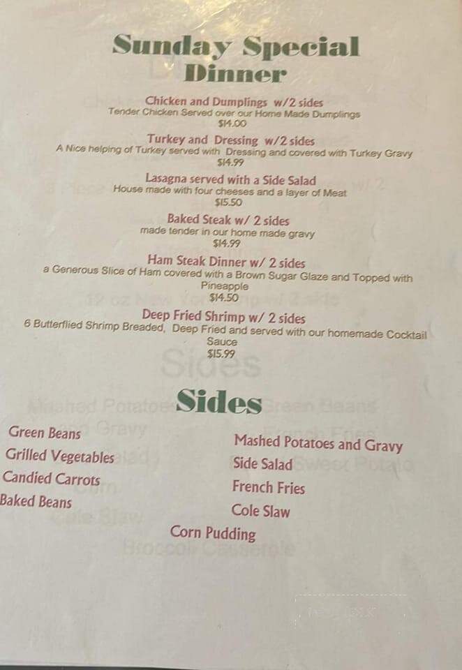 Glen Ferris Inn - Glen Ferris, WV menu_pic