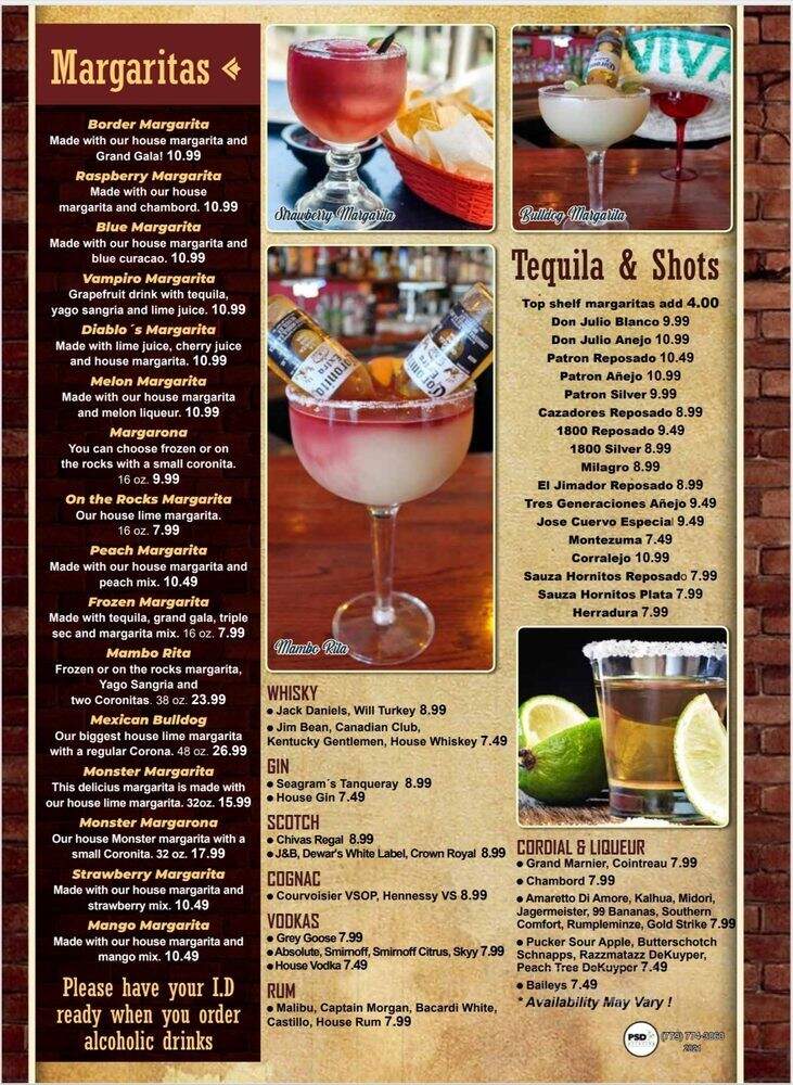 Casa Blanca - Madison, AL menu_pic