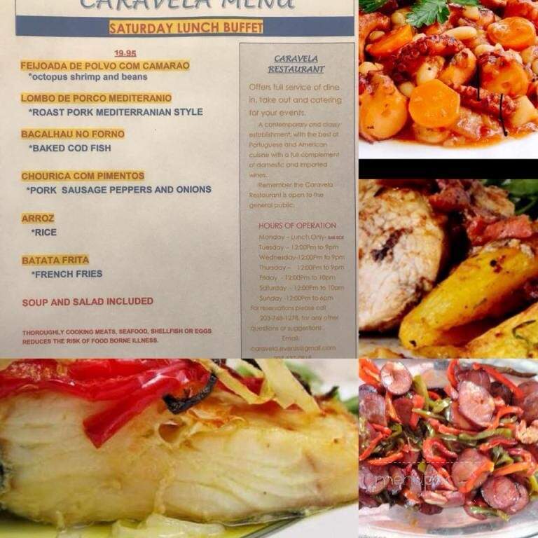 Caravela Restaurant - Danbury, CT menu_pic