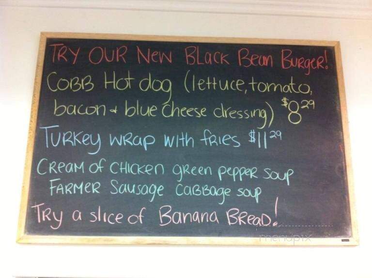 Ann Marie's Cafe - Abbotsford, BC menu_pic