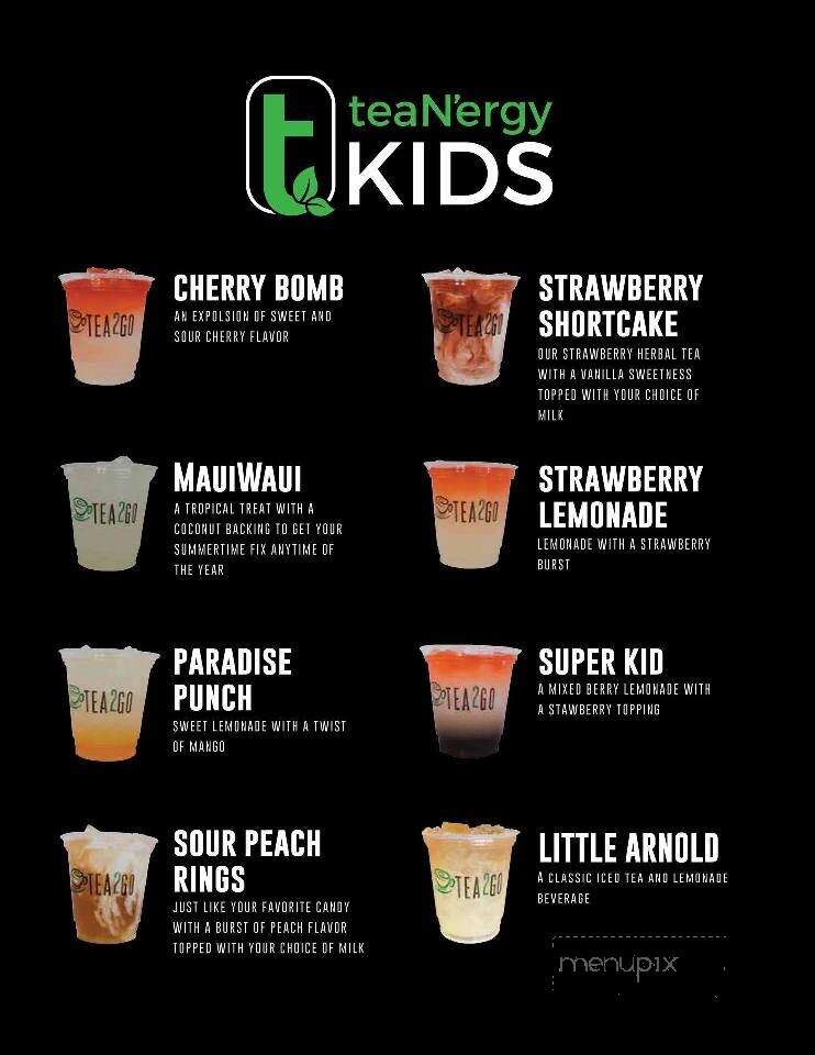 Tea 2 Go - Lubbock, TX menu_pic