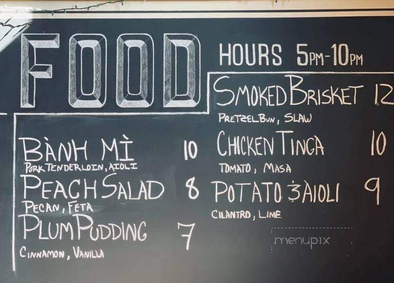 Hunga Dunga Brewing - Moscow, ID menu_pic