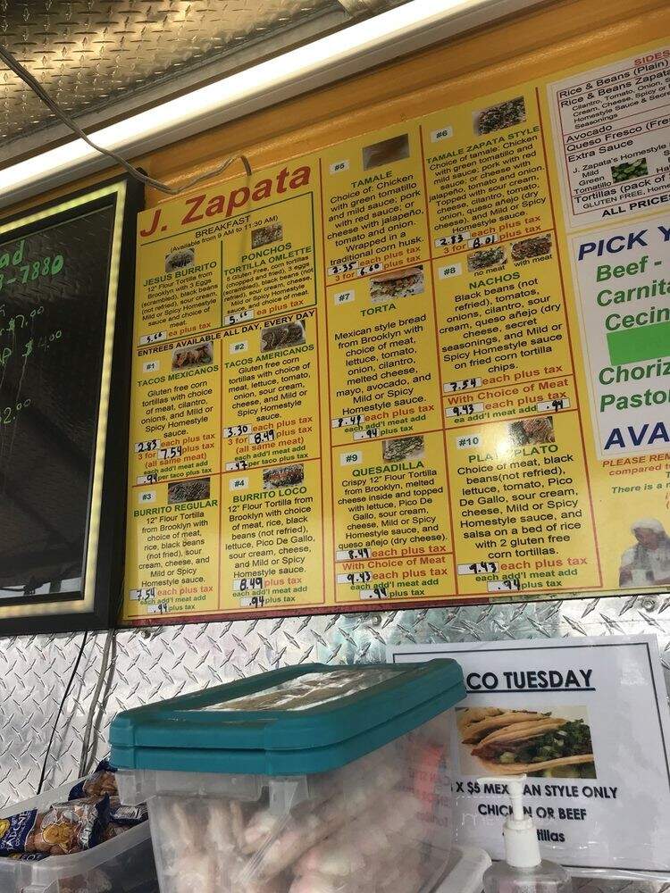 J Zapata - Drums, PA menu_pic