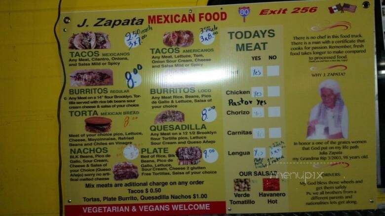 J Zapata - Drums, PA menu_pic