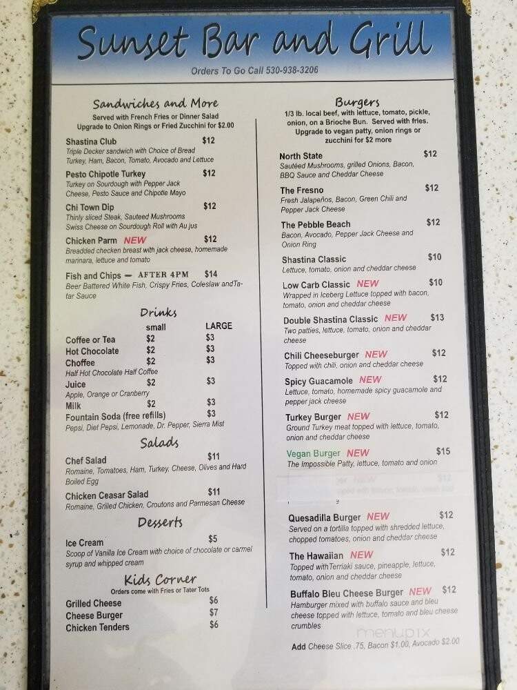 PUTTER's SUNSET BAR & GRILL - Weed, CA