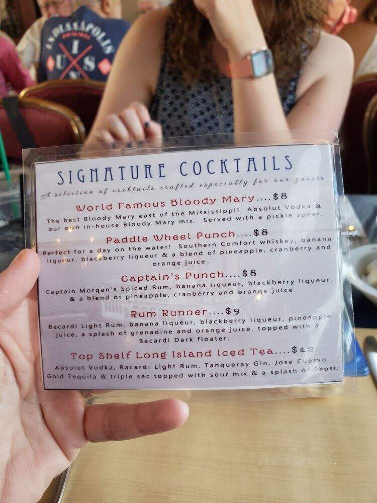 St. Johns Rivership Cruise - Sanford, FL menu_pic