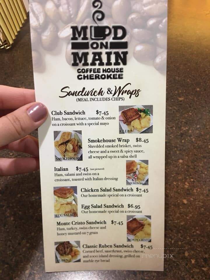 Mud On Main - Cherokee, IA menu_pic