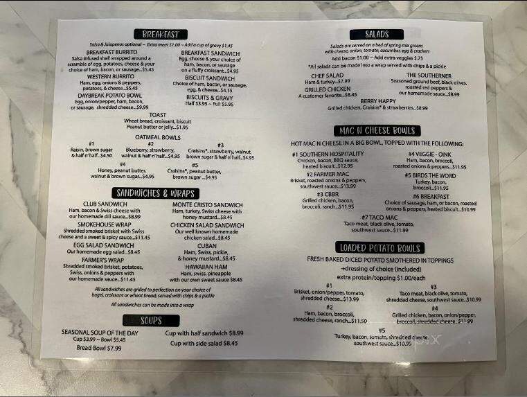 Mud On Main - Cherokee, IA menu_pic