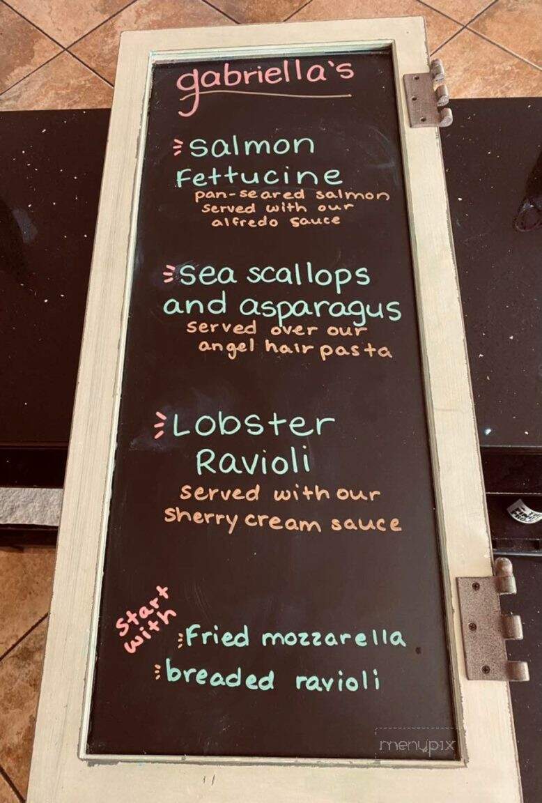 Gabriella's Ristorante - Prescott Valley, AZ menu_pic