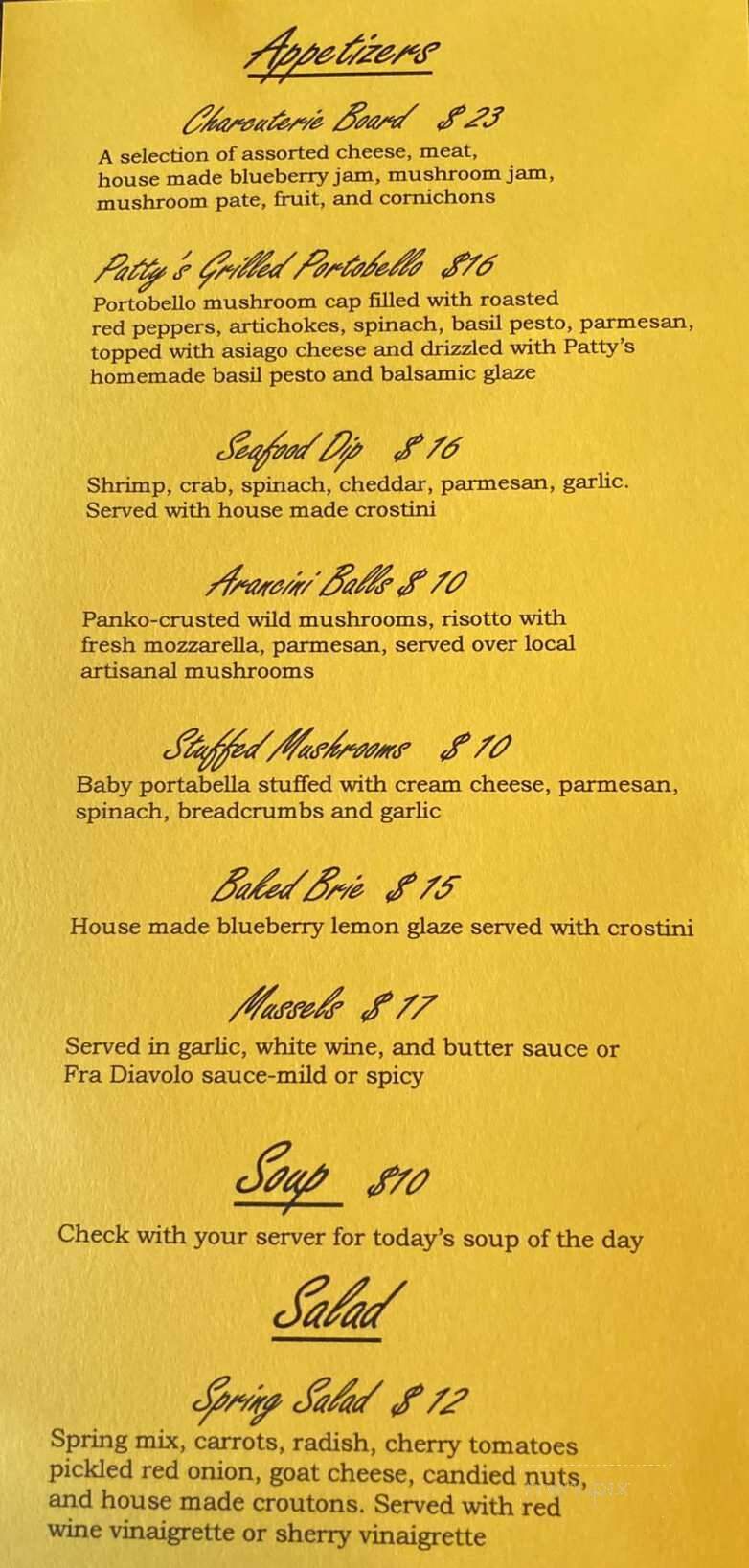 J's Place - Middletown, NY menu_pic