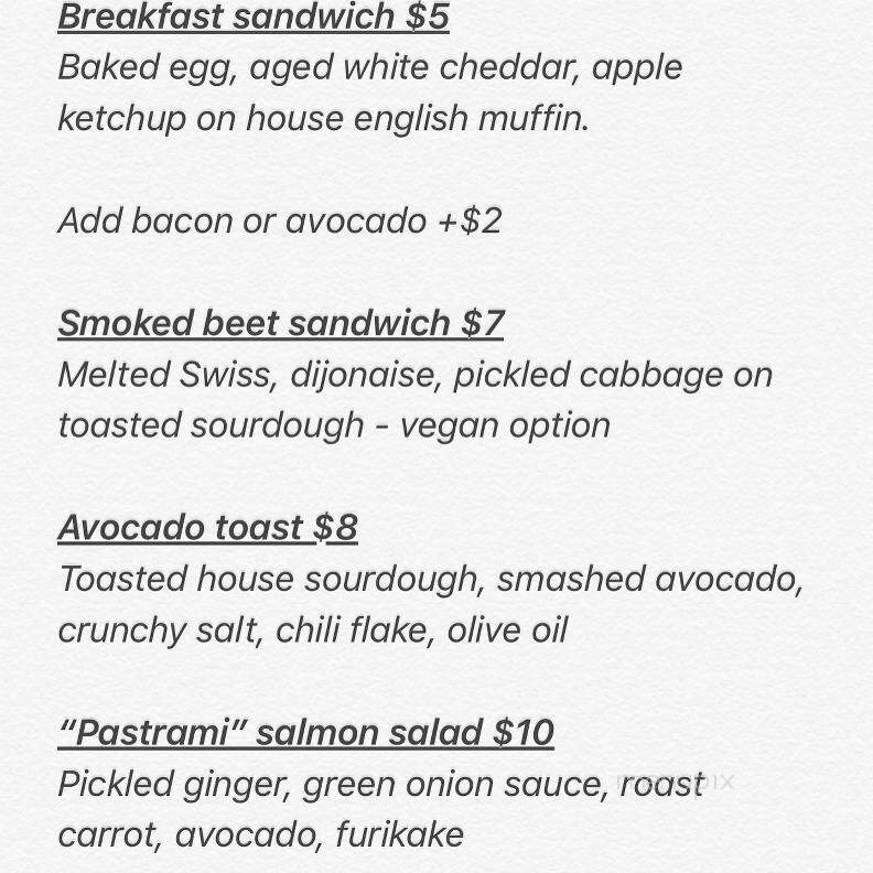 Party Bar - Eugene, OR menu_pic
