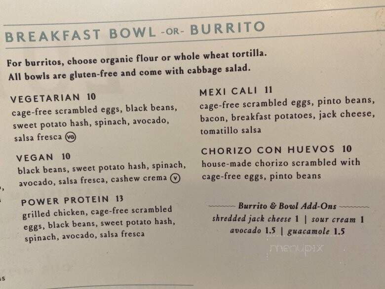 Luna Mexican Kitchen - Campbell, CA menu_pic