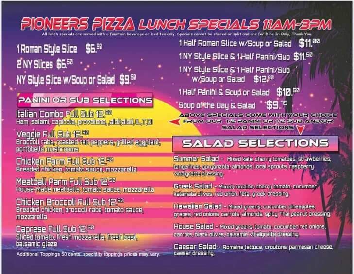 Pioneers Pizza - Punta Gorda, FL menu_pic