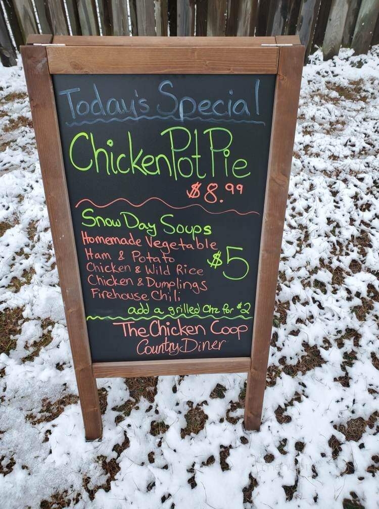 Chicken Coop Country Diner - Corolla, NC menu_pic