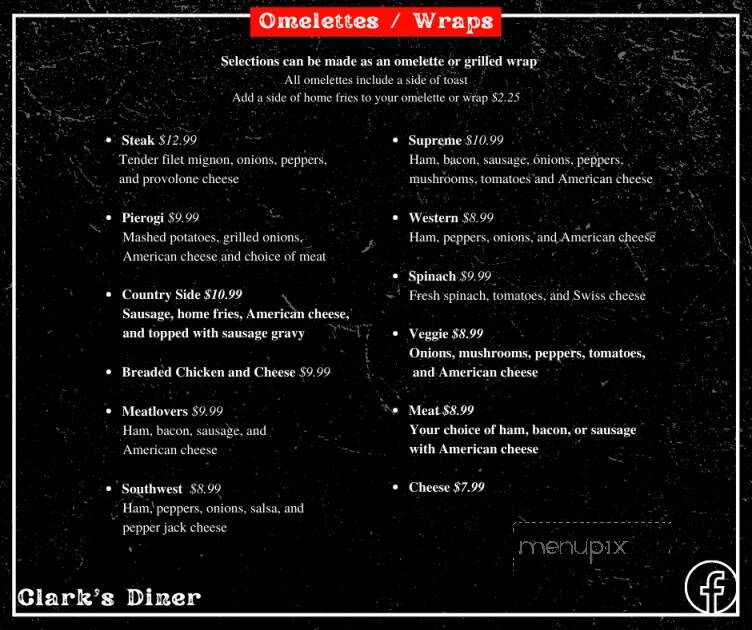 Rudys Diner - Lower Burrell, PA menu_pic