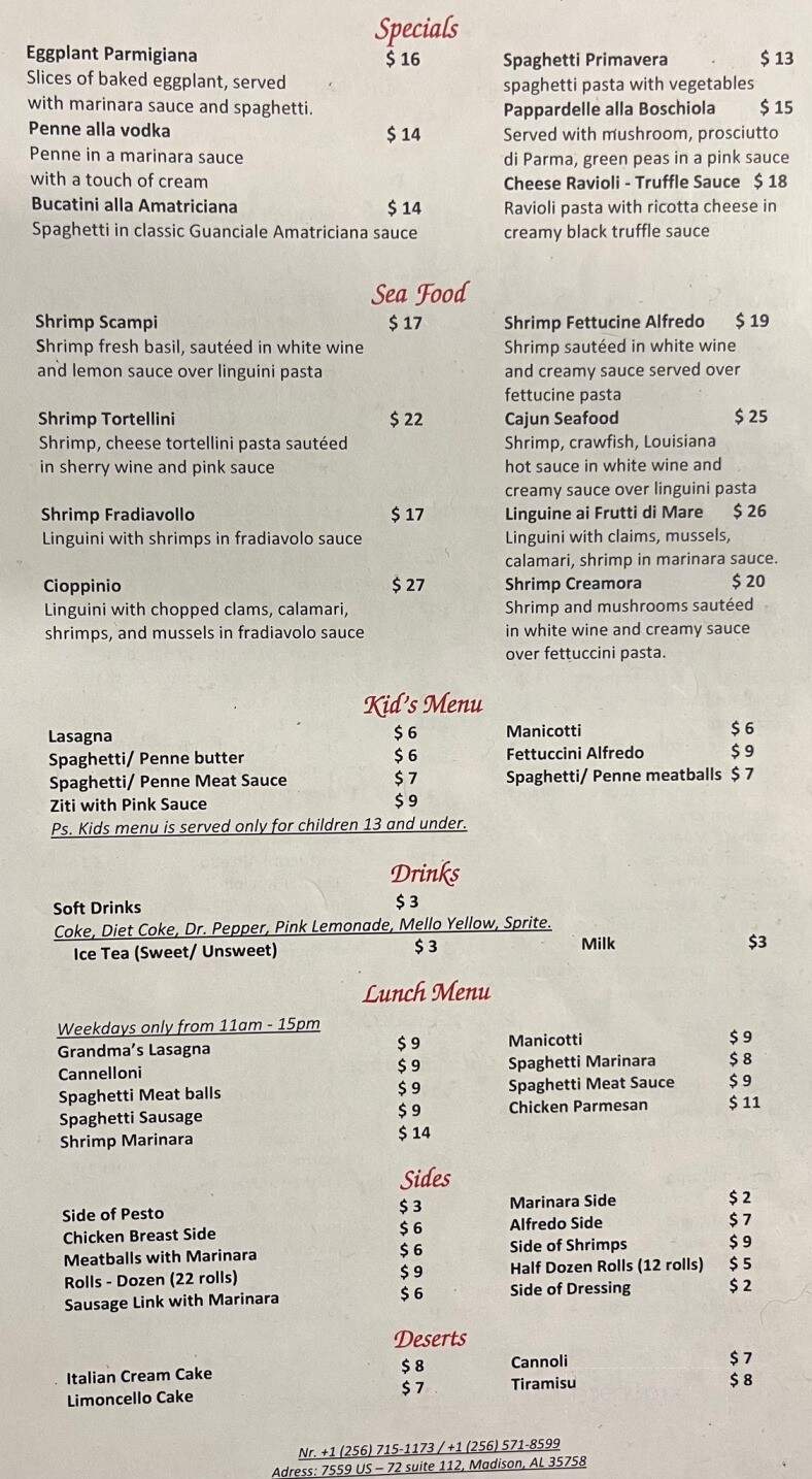 madison ct italian restaurants