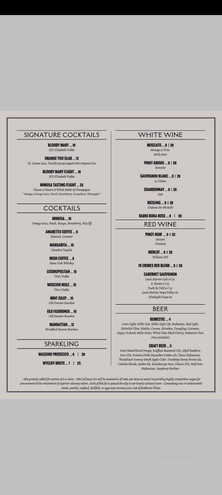 Next Level Cafe - Opelika, AL menu_pic