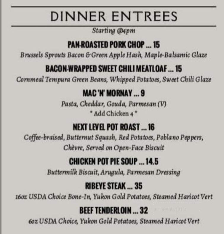 Next Level Cafe - Opelika, AL menu_pic
