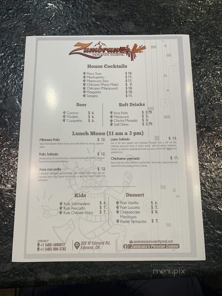 Zambrano's Peruvian Cuisine - Edmond, OK