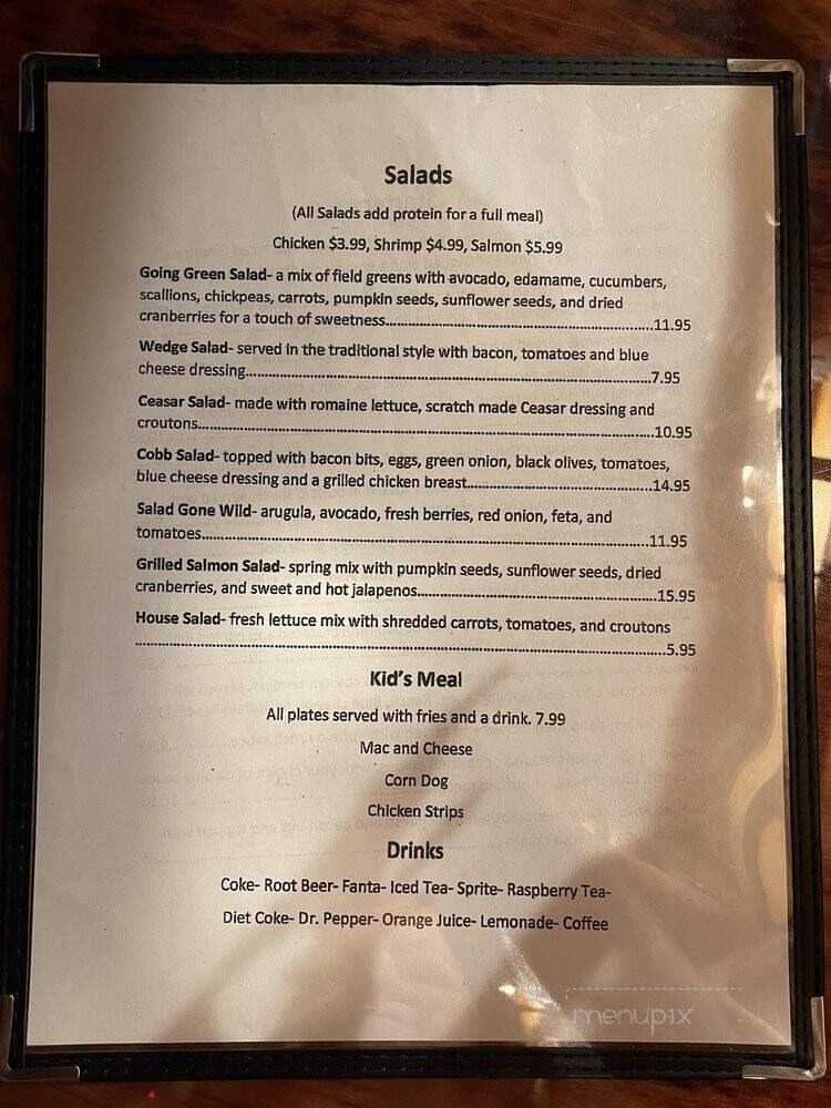 Rocking K Ranch - Hemet, CA menu_pic