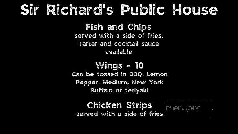 Sir Richards - Pensacola, FL menu_pic