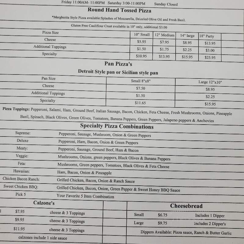 Maven - Calgary, AB menu_pic