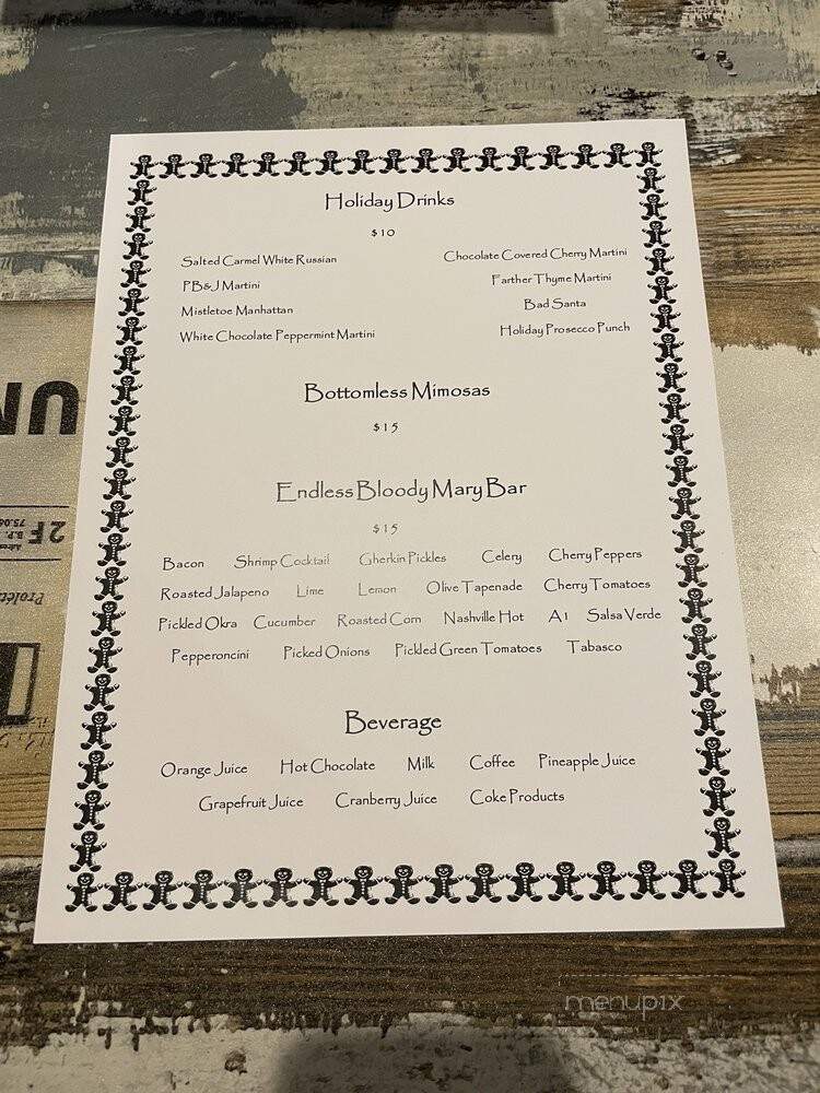 The Mill Cafe & Bakery - Ashland, KY menu_pic