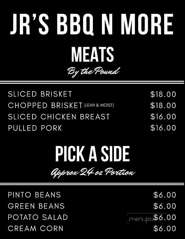 JR's-BBQ-N-More - Keller, TX menu_pic