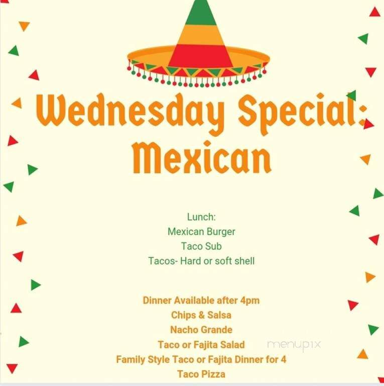 A-Frame Party & Pizzeria - Hillman, MI menu_pic